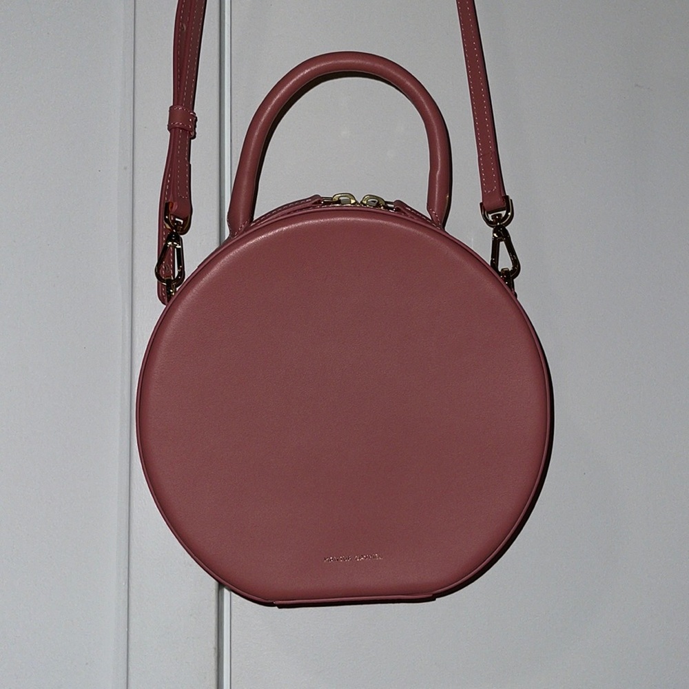 Mansur Gavriel Circle Crossbody Bag Pink.